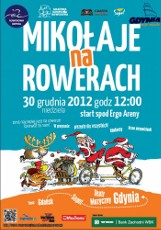 Mikołaje na rowerach 2012. Przejazd Mikołajów przez Trójmiasto już 30 grudnia!