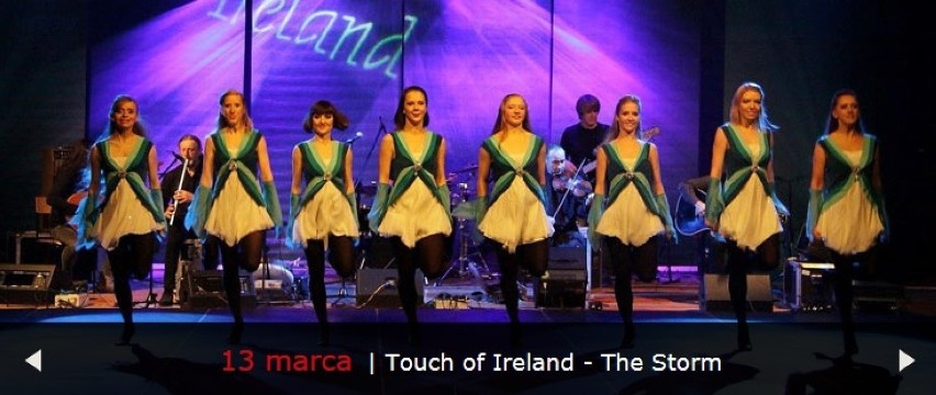 "Touch of Ireland - the storm" to niezwykle barwne widowisko...