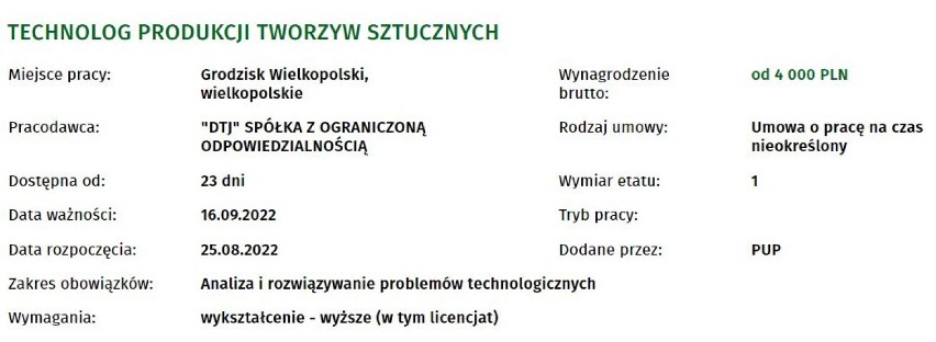 Oferty pracy w powiecie grodziskim. Gdzie potrzeba pracowników? Ile można zarobić?