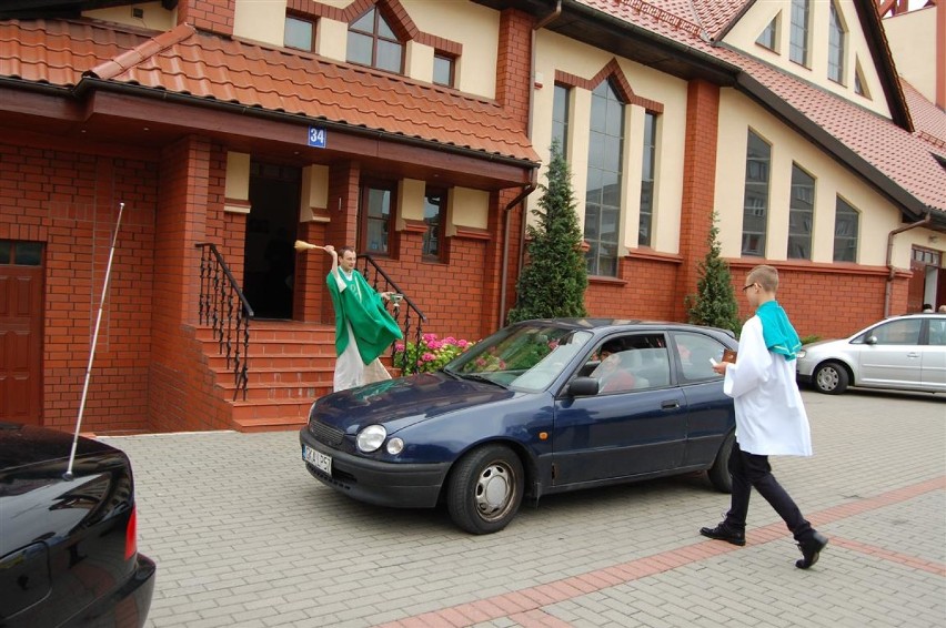 Poświęcenie pojazdów w Kartuzach