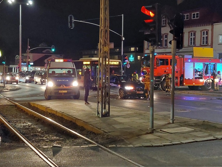 Gdańsk. Wypadek w Oliwie. Spore utrudnienia w ruchu drogowym