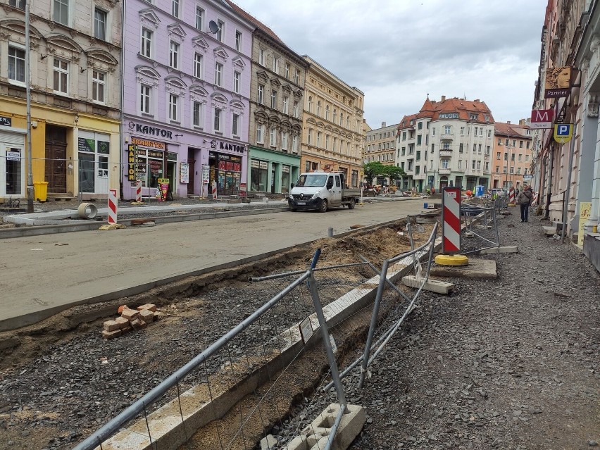 Nowe rondo już powstaje przy ul. Daszyńskiego w Zgorzelcu. Zobacz najnowsze zdjęcia z rewitalizacji Śródmieścia