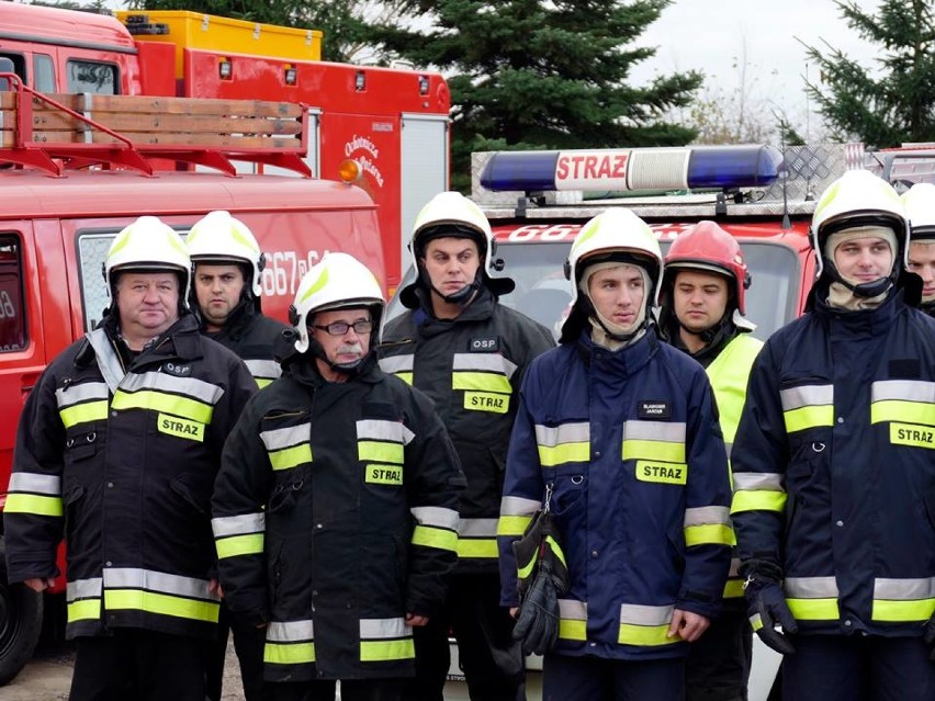 Ćwiczenia jednostek ochrony przeciwpożarowej w Lipce