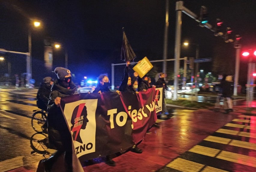 Piątkowy protest w Lesznie