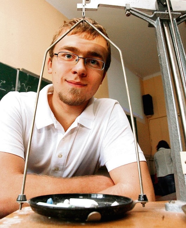Mateusz Rudzki (I LO, Lubin) stawia na fizykę i informatykę