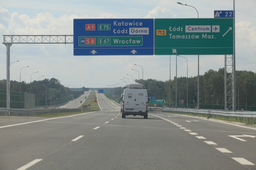 Autostrada A1 Stryków-Tuszyn otwarta