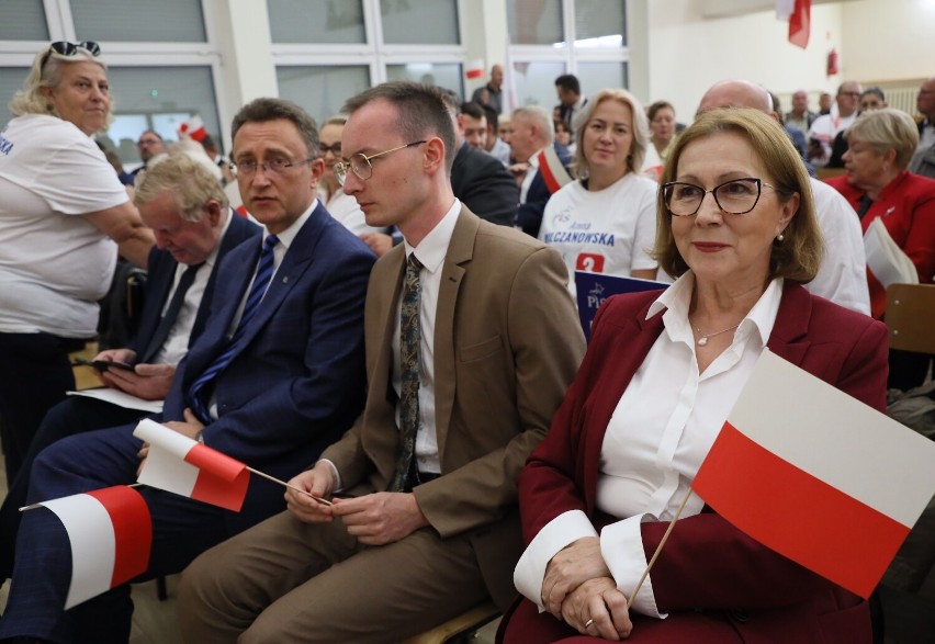 Beata Szydło była gościem specjalnym konwencji PiS w auli...