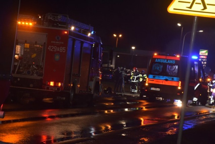 WYPADEK w Niechanowie, 4 osoby przewieziono do szpitala, w tym dzieci [31.01.2020]