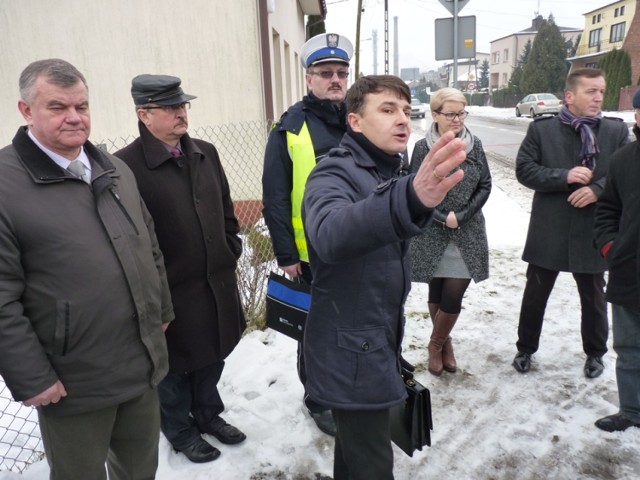 Spotkanie na na skrzyżowaniu Sucharskiego/Poprzeczna w Radomsku