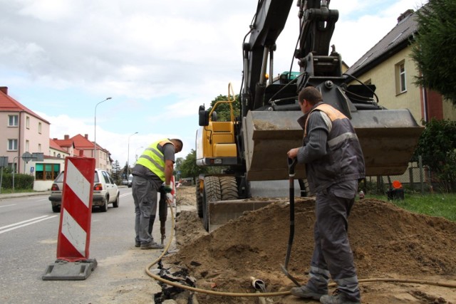 Rozpoczął się remont ulicy Gdańskiej w Bytowie