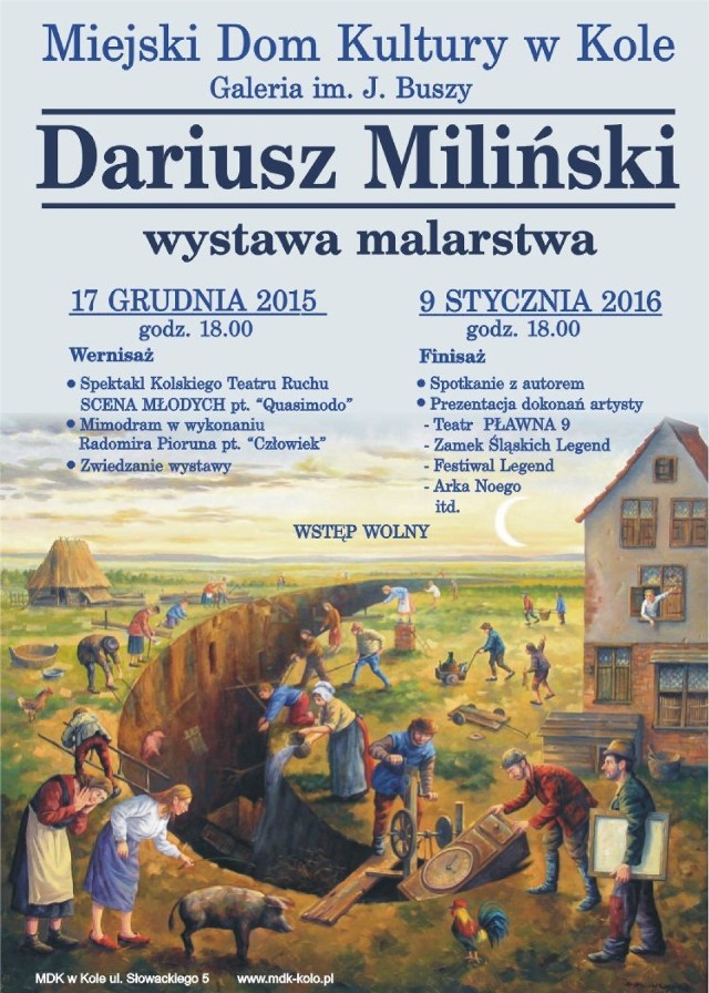 MDK w Kole: Wystawa malarstwa Dariusza Milińskiego