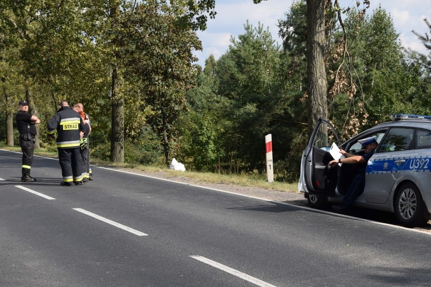 Poważny wypadek w Lulkowie: motorowerzysta trafił do szpitala