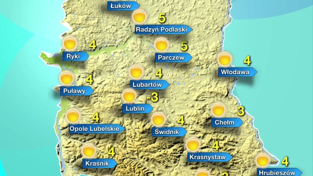 Pogoda na Lubelszczyźnie 5 lutego