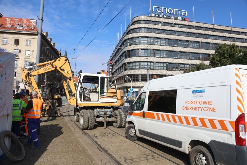 Remont torowiska przy ul. Świdnickiej ruszył 24 września.