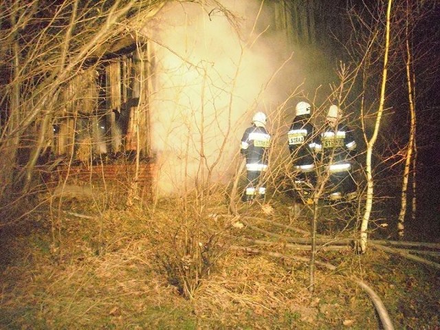 Pożar gasili strażacy