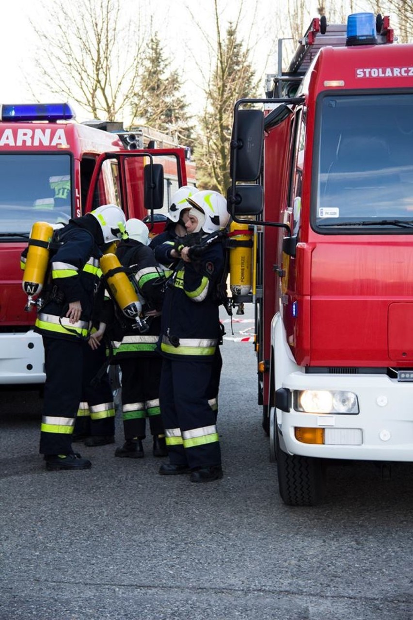 Straż pożarna w Kaliszu ćwiczyła w szpitalu [FOTO]