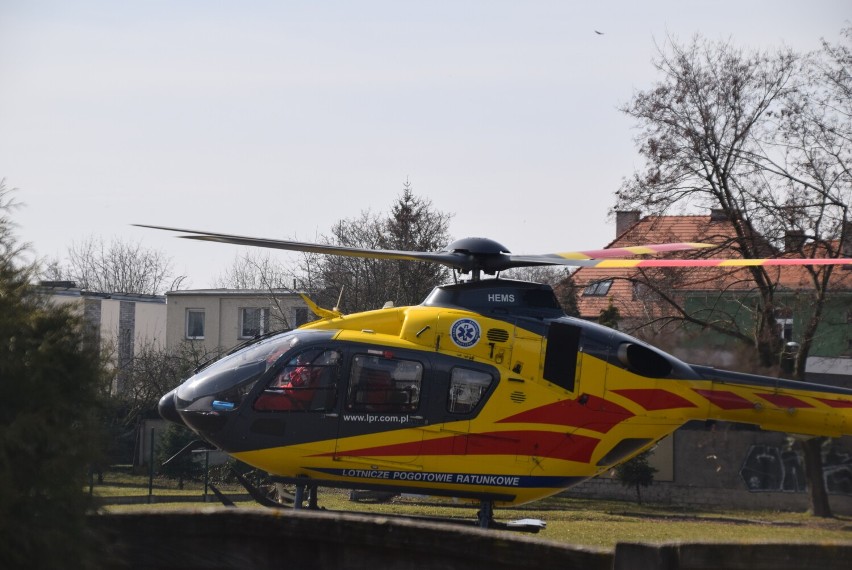 ZST Gniezno. Uczeń zasłabł w szkole. Interweniował śmigłowiec LPR