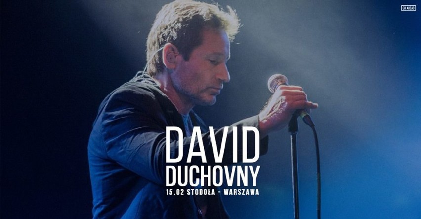 David Duchovny w Warszawie. Gwiazda "Z Archiwum X" zaśpiewa w Stodole