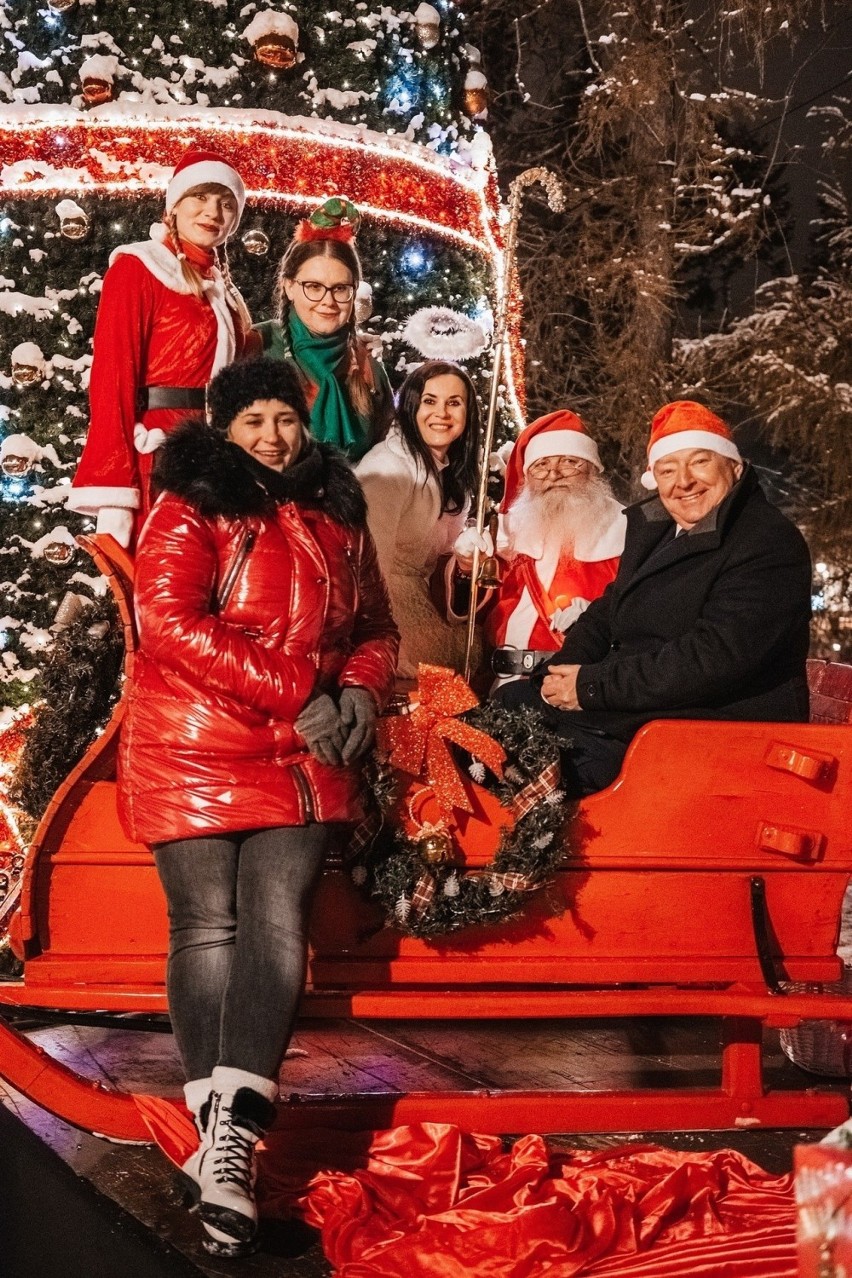 Święty Mikołaj odwiedził dzieci w Ciechocinku