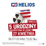 Kino Helios w Legnicy obchodzi piąte urodziny! 