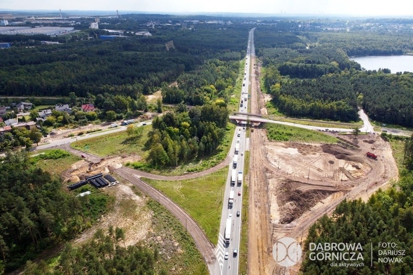 Tak prawie 7-kilometrowy odcinek DK1 w Dąbrowie Górniczej -...