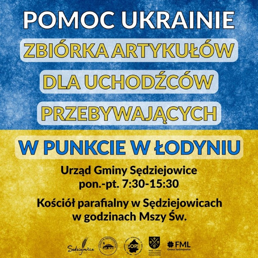 Pomoc dla Ukrainy w Łasku i powiecie łaskim     