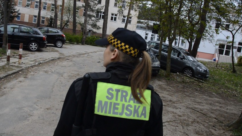 Straż miejska rozpoczęła akcję przeciwko palaczom na terenie szpitala we Włocławku [zdjęcia, wideo]