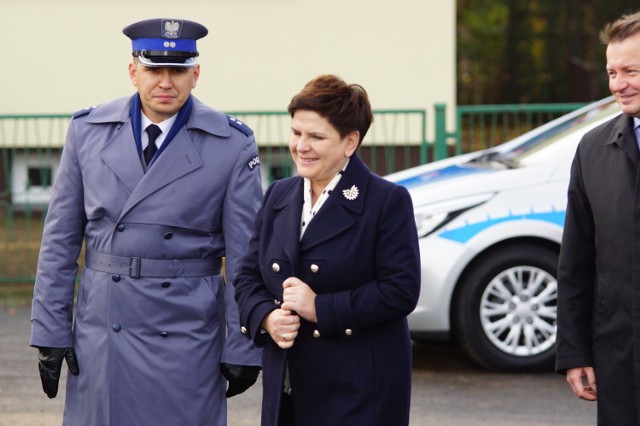 Premier Beata Szydło otworzyła posterunek policji w Godzieszach Wielkich