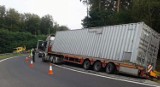 Kompletnie pijany kierowca ciężarówki skończył jazdę w rowie koło Słubic
