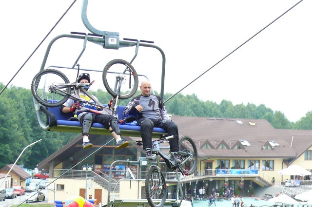 Wiosną i latem stok na górze Kamieńsk zostanie opanowany głównie przez rowerzystów