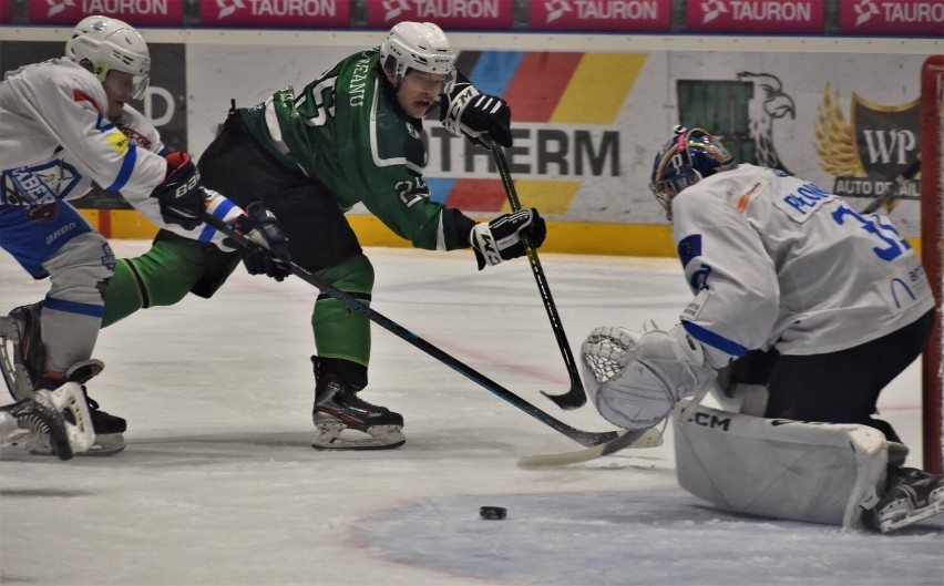 EUHL: Sabers Oświęcim - Sapientia U-23 (Rumunia) 3:2 po...