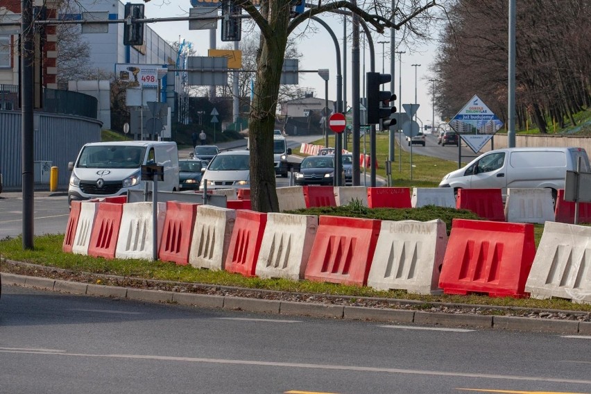 Trwa przebudowa ulicy Kruszwickiej i placu Poznańskiego w...