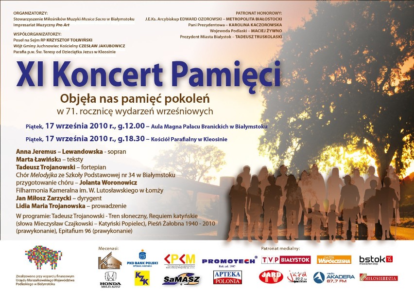 Białystok:  XI Koncert Pamięci