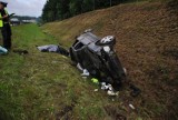 Wypadek na autostradzie A4 w Mysłowicach. Cztery osoby ranne, jedna nie żyje [ZDJĘCIA]