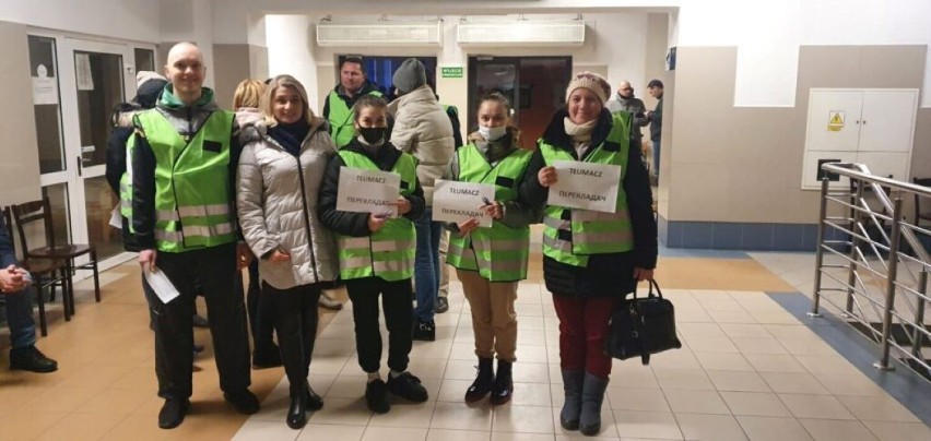 Studenci i pracownicy  PWSZ w Chełmie każdego dnia służą pomocą uchodźcom z Ukrainy