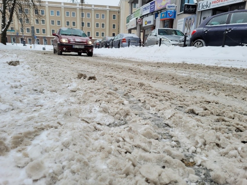 Białystok, 20.01.2021. Nasz fotoreporter zatrzymał w kadrze...