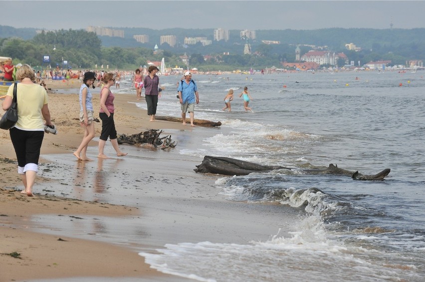 Plaża w Gdańsku Jelitkowie