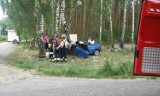 Wypadek w Zdunach: na miejscu zmarły dwie osoby, trzecia - w szpitalu [ZDJĘCIA]