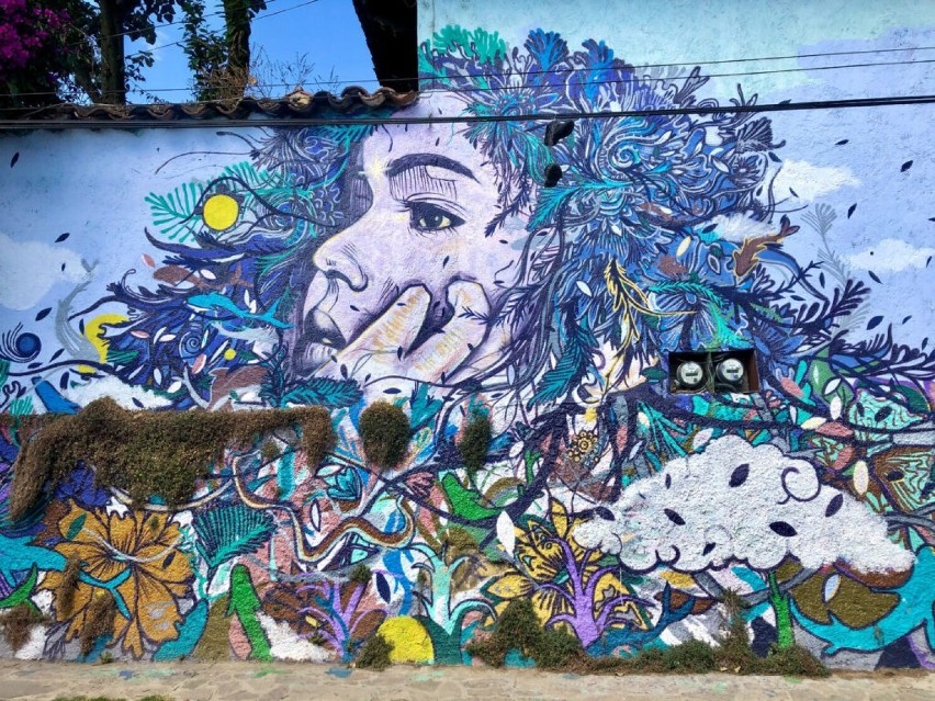 Sztuka uliczna w meksykańskim San Cristobal.