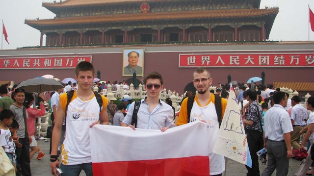 Jakub Florek, Paweł Banach i Daniel Bartnicki w Chinach
