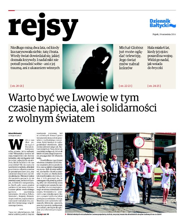 Magazyn Rejsy z 19 września 2014