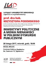 Opalenica: wykład prof. Krzysztofa Podemskiego