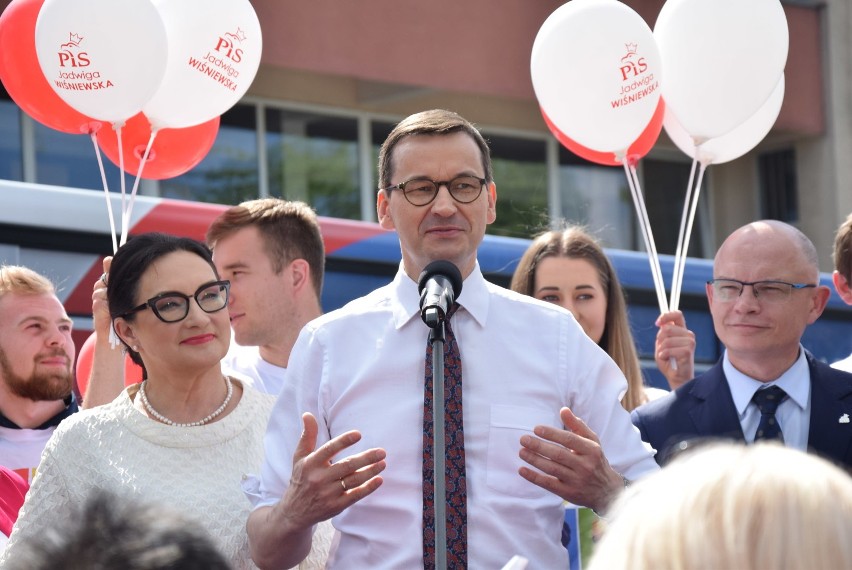 Premier Mateusz Morawiecki w Zawierciu ZDJĘCIA