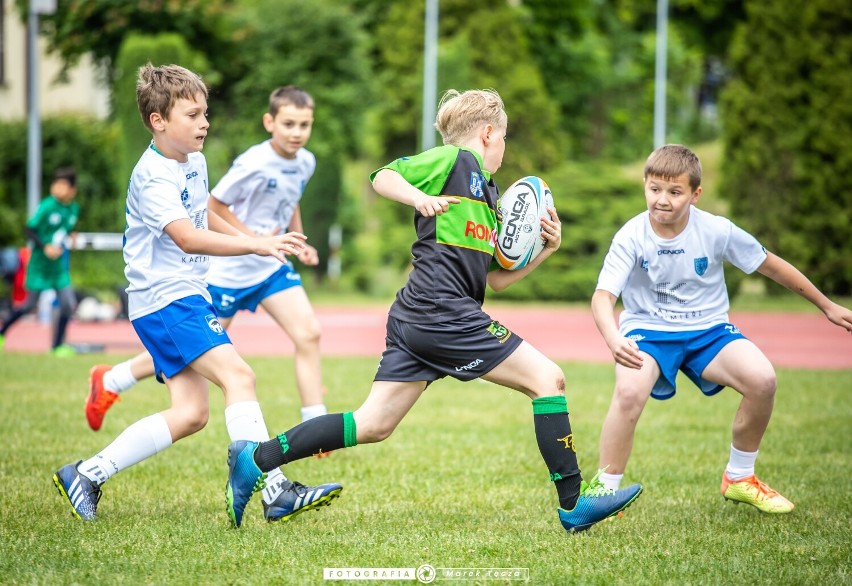 Turniej Dzieci i Młodzieży w Rugby w Częstochowie...