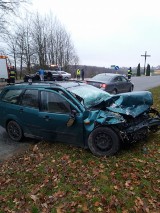 Wypadek na Złotej Górze, jedna osoba ranna