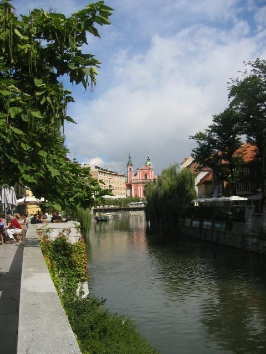 Bulwar nad rzeką Lublanica, trasa spacerów mieszkańców i...
