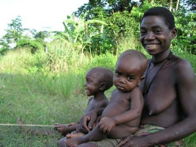 Afrykańska rodzina z Kongo