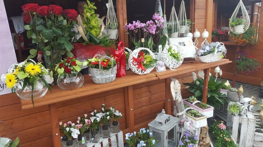 Rynek w Ostrowcu był pełen pachnących kwiatów