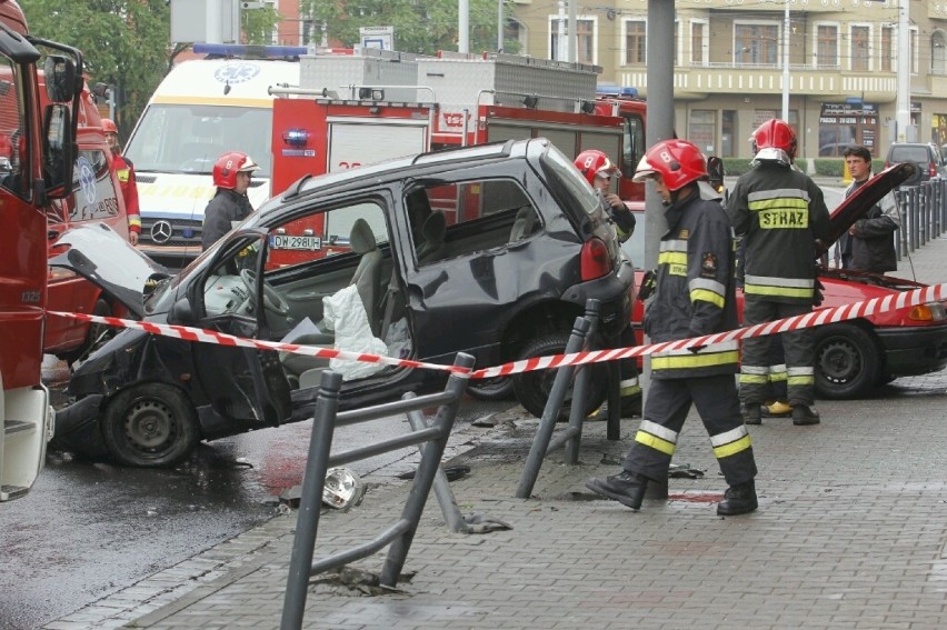 Wypadek na ulicy Dubois. Jedna osoba została ranna(ZDJĘCIA)