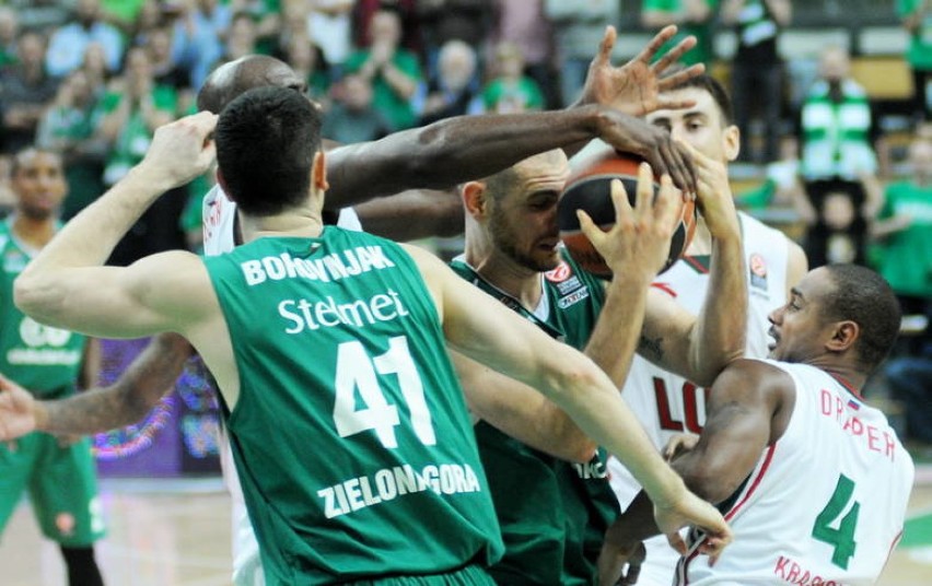 Koszykarze Stelmetu BC Zielona Góra ulegli w meczu Euroligi Lokomotiwowi Kubań Krasnodar  [zdjęcia]